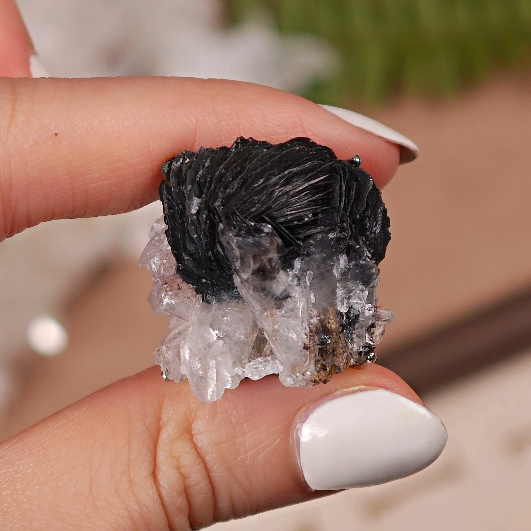 Raw specular Adjustable Ring – Natural Mineral Stone Ring, Handmade One of a Kind Jewelry-009