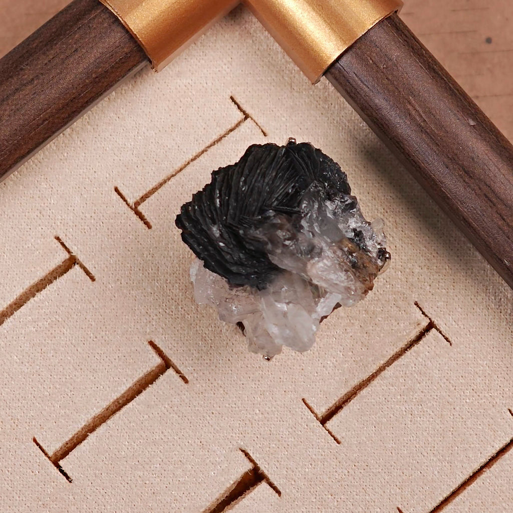 Raw specular Adjustable Ring – Natural Mineral Stone Ring, Handmade One of a Kind Jewelry-009