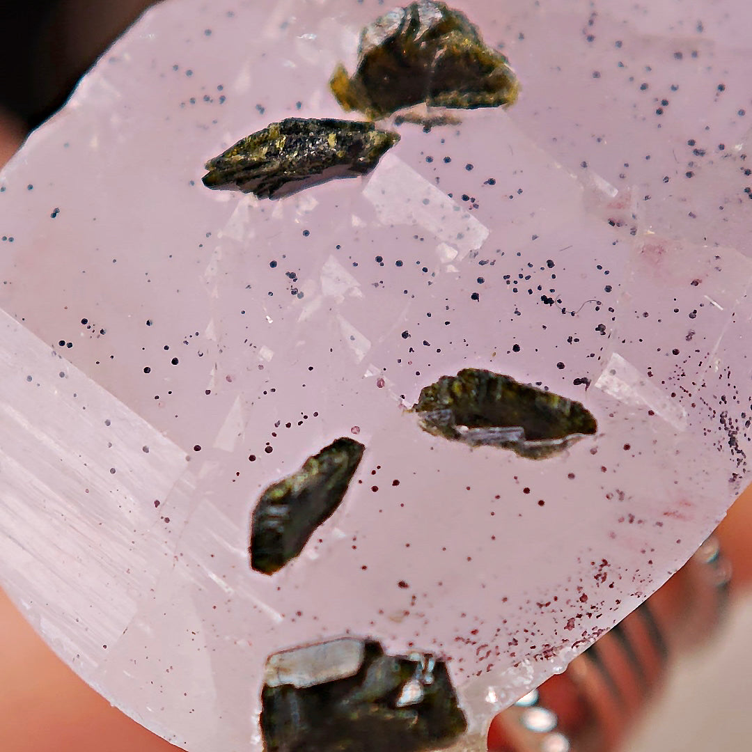 Raw Garden Quartz Adjustable Ring – Natural Mineral Stone Ring, Handmade One of a Kind Jewelry-062