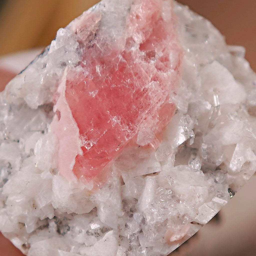 Raw Purpurite Adjustable Ring – Natural Mineral Stone Ring, Handmade One of a Kind Jewelry-077